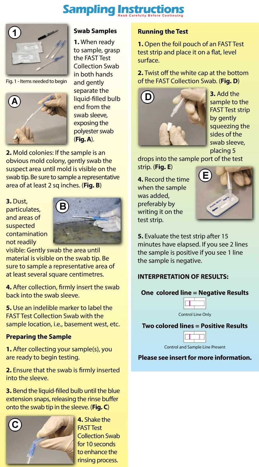 Toxic Mold Detection Identification Test Kit Fst A Mold Detection Kit Instructions